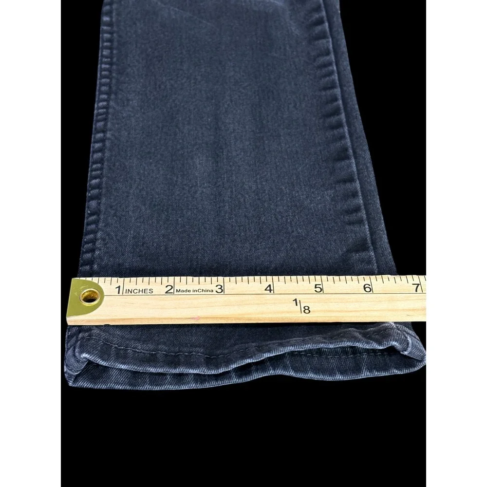 Levis 511 Jeans Mens 34x32 Dark Wash Black Slim Fit Straight Leg Stretch Denim